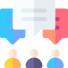 A discussion over a cup of coffee